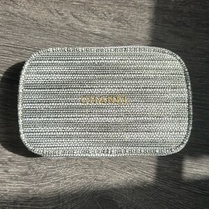 Chanel Holiday Tweed Cosmetic Pouch